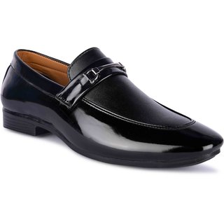 BB LAA Black Men's Slip-on Loafers Shoes