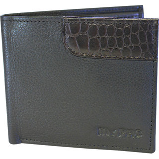                       My Pac Db Vogue Rfid Protected Genuine Leather Wallet Black -Brown C11596-12U                                              