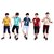 Kavin's 3/4th Pant with Half-Sleeve Tees for Kids, Pack of 5, Unisex, Multicolored-Spencer