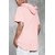 PAUSE Pink  French Terry Solid Hooded Slim Fit Half Sleeve Men's T-Shirt