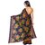 Anand Sarees Faux Georgette Multi Colored Printed Saree With Blouse Piece (11072)