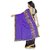 Anand Sarees Blue and Black Georgette Printed Saree With Blouse ( 1190_4 )