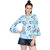 Printed Choker Neck Top