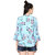 Printed Choker Neck Top