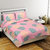 QUILT'N'RAZAI SUPER SOFT FLORAL COTTON FANCY PRINTED DOUBLE BED SHEET/BED COVER/BED SPREAD WITH TWO PILLOW COVER