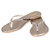 Funku Fashion Women Slip On Thong-Strap Grey Flats