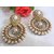 pearl tilak polki earrings