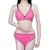 Maayra Solid Non-Wired Non- Padded Lingerie Set- Pink