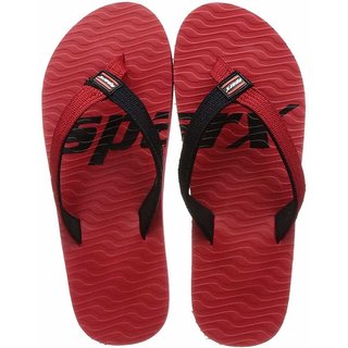Sparx cheap slippers red