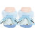 Neska Moda Baby Boys & Girls Pack Of 1 Pair Cotton Animal Face Booties/Shoes For 6 To 12 Months (Blue)