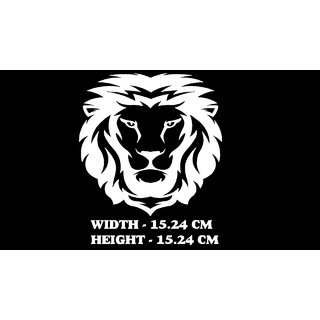 Buy Simple N Sober Lion Sticker White Radium Online Get 58 Off
