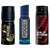 Pack of 3 AXE Fogg Wildstone Deodorant Spray Any Variant 150-200gm/ml