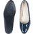BANJOY Blue Patent Leather Wedges Heel Ladies Bellies