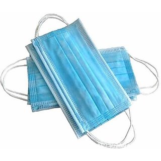 A BAWA INITIATIVE Surgical Disposable 3-Ply Anti - Pollution/Virus Face Mask Pack of 800 PCs