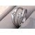 Imported Silver Plated Alloy Stylish Trendy White Sparking stones designer adjustable Silver Ring By SKYWORD TRADING