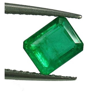                       CEYLONMINE- Emerald 7.5 Carat (8.33 Ratti) Natural Gemstone Green panna  Gemstone For Men & women                                              
