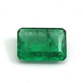                       CEYLONMINE- 9.25 ratti green emerald  stone  IGI Green panna Stone For Astrological Purpose                                              
