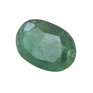                       CEYLONMINE- Emerald 7.5 Carat (8.33 Ratti) Natural Gemstone Lab Certified & Effective Green panna                                              