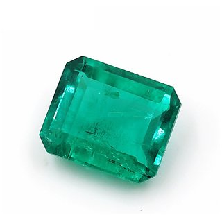 CEYLONMINE Unheated & Untreated 6.5 ratti Emerald gemstone Original & Effective stone Green panna For Unisex CEYLONMINE Unheated & Untreated 6.5 ratti Emerald gemstone Original & Effective stone Green panna For Unisex
