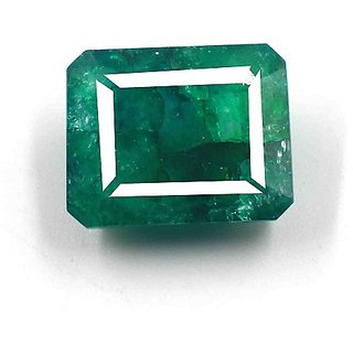                       CEYLONMINE Precious Emerald 6.25 Carat gemstone for unisex IGI Panna stone for astrological purpose                                              