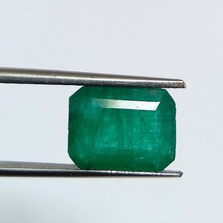                       CEYLONMINE- Natural Emerald Stone 5.75 carat unheated & Untreated Precious (Panna) Gemstone For Unisex                                              