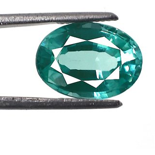                       CEYLONMINE Natural Emerald 5.46 Carat Stone Lab Certified & Good quality Stone Green panna For Unisex                                              