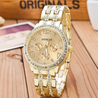 14kt Gold Mens Luxury Swiss Watch GS21001 - Walmart.com-sonthuy.vn