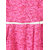 Powderfly Girl's Satin Pink Round Neck Cut Work Dress