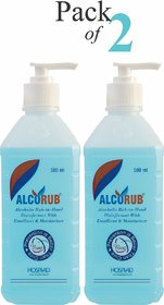 Alcorub Handrub Liquid 500 ml - Pack of 2
