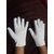 White Nylon Full Finger Safety Hand Gloves Unisex (12 Pair)
