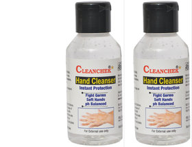 Cleanchek Hand Cleanser 100 ml.(Pack of 2) Black