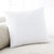 Dreamial Comforts Classic Soft Cushion Pillows White Square Cushion (Pack of 1 Cushion 24 X 24 Inch)