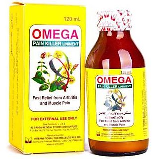                       Omeg Pain Killer Liniment - 120ml (Pack of 2)                                              