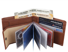 pocket bazar Leather Tan Casual Regular Wallet