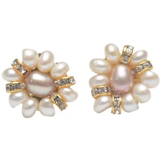                       sharma pearls and jewellers pearls earrings  for womens and girls                                              