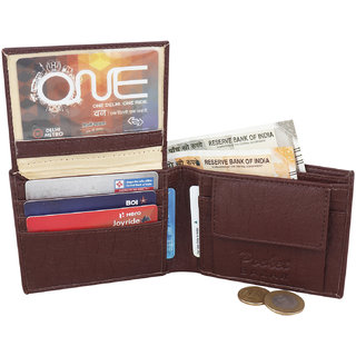                       pocket bazar Leather Brown Casual Regular Wallet                                              