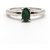 CEYLONMINE Natural panna silver ring original & lab certified gemstone Emerald silver ring for astrological purpose