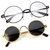Hipe UV Protection, Mirrored Round Combo Sunglasses (Free Size)
