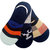 VOICI -No Show Socks for Men 3 Pair of Low Cut Lace with Silicone Invisible Anti-Skid Flat  Liners loafer socks
