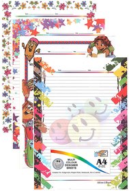 Uc collection A4 Project Sheet (Multicolour) - Pack of 100 Sheets