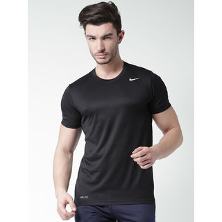 Buy Nike Half Sleeve Mens Sports Black Dry Fit T Shirt Online Get 69 Off