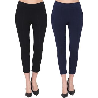 navy blue legging pants
