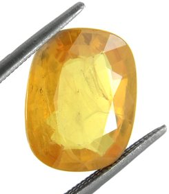 AJ AGL Yellow Sapphire Precious Gemstone