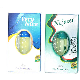 Raviour Lifestyle  Very NiceAttar and Nazneen Floral Roll on Attar Each 8ml Combo Pack