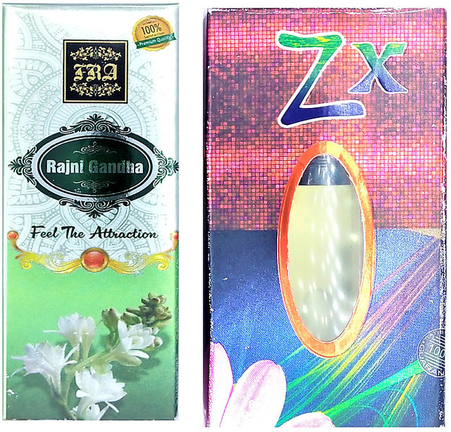 Buy Raviour Lifestyle ZX Attar and Rajni Gandha Floral Roll on