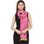 Rhe-Ana Peony Scarf/Stole 100 Cotton with Floral Embroidery