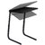 IBS Adjustable Black Table With Cup Holder For Home Office Reading Study Desk Laptop Dining