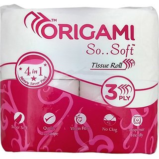 Buy Origami So Soft Toilet Paper Roll (3 Ply, 340 Sheets ...