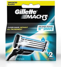 Gillette Mach 3 Cartridge Pack Of 2