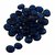 AVMART Home Decorative Dark Blue Rounded Glossy Pebbles for Home  Garden Decor Aquarium Stone (300 gm)